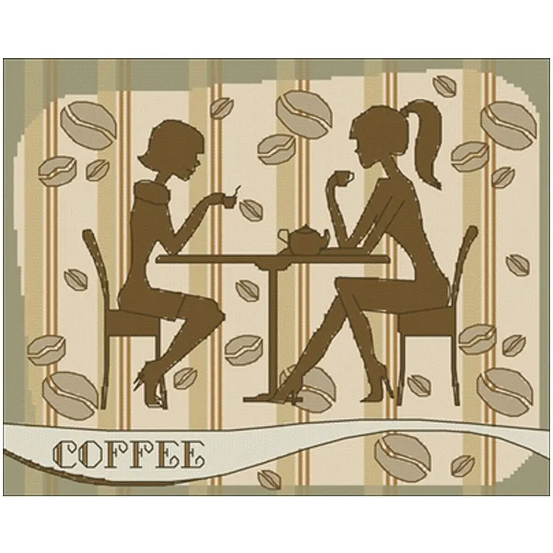 Coffee girl patterns Counted Cross Stitch 11CT 14CT 18CT DIY Cross Stitch Kits Embroidery Needlework Sets home decor
Coffee girl patterns Counted Cross Stitch 11CT 14CT 18CT DIY Cross Stitch Kits Embroidery Needlework Sets home decor