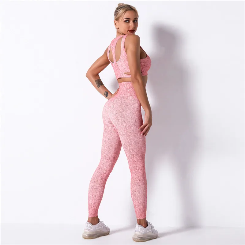 2PCS/Set Seamless Fitness Women Yoga Suit High Stretchy Workout Sport Set Padded Sports Bra High Waist Sports Legging Gym
2PCS/Set Seamless Fitness Women Yoga Suit High Stretchy Workout Sport Set Padded Sports Bra High Waist Sports Legging Gym