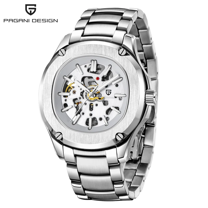 2020 New PAGANI DESIGN Skeleton Mens Watches Mechanical Automatic Watch Men Business Waterproof Wristwatch Men Relogio Masculino
2020 New PAGANI DESIGN Skeleton Mens Watches Mechanical Automatic Watch Men Business Waterproof Wristwatch Men Relogio Masculino