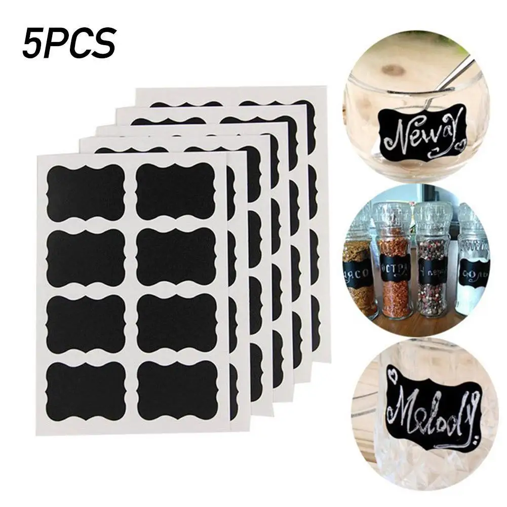 5PCS/Set Blackboard Label Stickers Waterproof Removable Pantry Chalkboard Kitchen Spices Stickers Jar Bottles Stickers
5PCS/Set Blackboard Label Stickers Waterproof Removable Pantry Chalkboard Kitchen Spices Stickers Jar Bottles Stickers