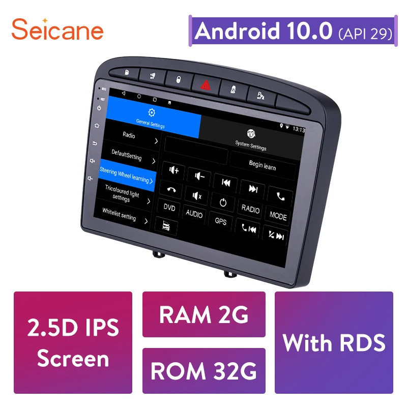 Seicane 2.5D IPS 9 дюймов Android 10,0 Автомобильный мультимедийный плеер для 2010 2011-2016 PEUGEOT 408 GPS Navi Радио с Mirror Link 1080P
Seicane 2.5D IPS 9 дюймов Android 10,0 Автомобильный мультимедийный плеер для 2010 2011-2016 PEUGEOT 408 GPS Navi Радио с Mirror Link 1080P