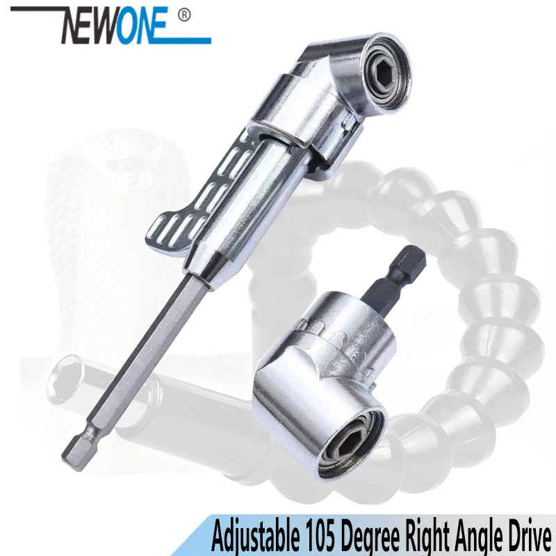 Adjustable 105 Degree Right Angle Driver Screwdriver Tools Set 1/4 Hex Shank For Power Drill Screwdriver Bits Flexible Shaft
Adjustable 105 Degree Right Angle Driver Screwdriver Tools Set 1/4 Hex Shank For Power Drill Screwdriver Bits Flexible Shaft