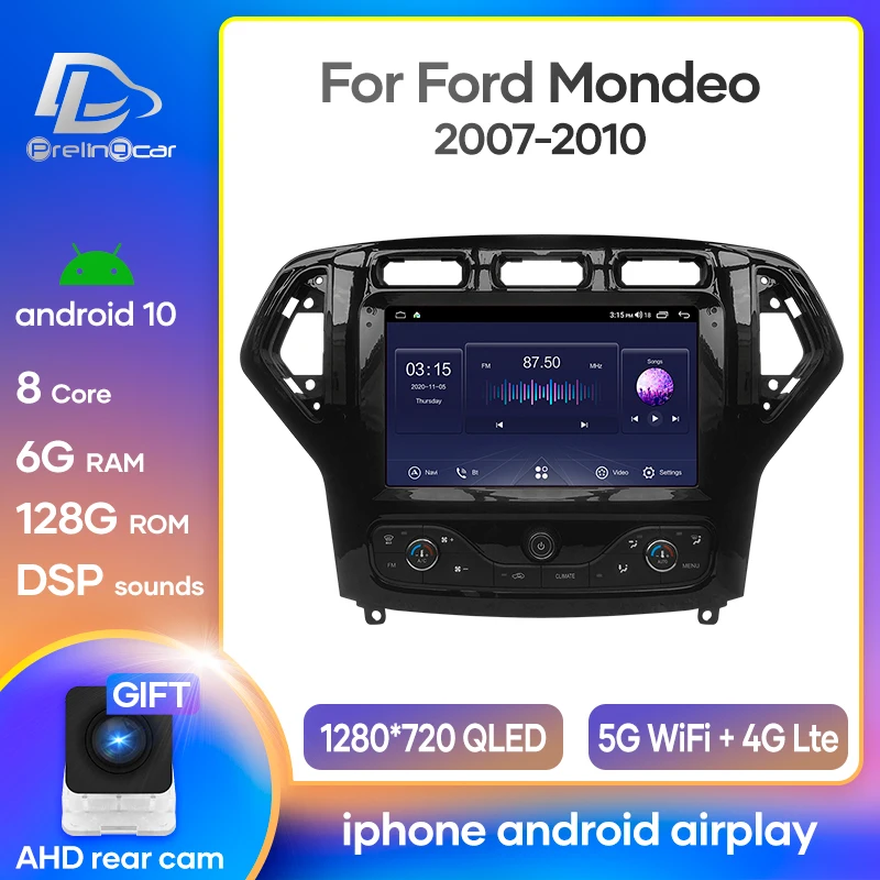 Автомобильная навигационная система prelingcar для Mondeo 2007-2010 android 10,0 Автомобильный GPS мультимедийный радиоприемник Navi player
Автомобильная навигационная система prelingcar для Mondeo 2007-2010 android 10,0 Автомобильный GPS мультимедийный радиоприемник Navi player