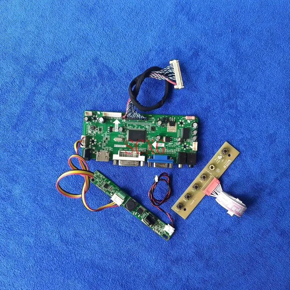 30Pin LVDS Fit M220Z3/M220ZGE/MT220WW01 1600*900 Screen MNT68676 Drive Controller Board LED LCD DVI VGA HDMI-compatible DIY Kit
30Pin LVDS Fit M220Z3/M220ZGE/MT220WW01 1600*900 Screen MNT68676 Drive Controller Board LED LCD DVI VGA HDMI-compatible DIY Kit