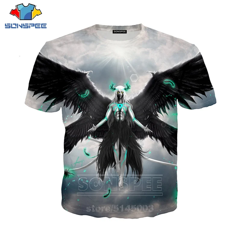 SONSPEE Bleach Anime T-shirt Mammoth Style Shirt 2021 3D Printing Street Harajuku Fashion All-match Casual Men Women Cool Shirts
SONSPEE Bleach Anime T-shirt Mammoth Style Shirt 2021 3D Printing Street Harajuku Fashion All-match Casual Men Women Cool Shirts