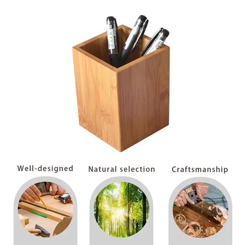 Pen Vase Wooden Table Pen Container Pencil Storage Holder Pencil Organizer Supplies for Home Office School
Pen Vase Wooden Table Pen Container Pencil Storage Holder Pencil Organizer Supplies for Home Office School