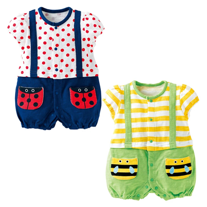 2020 Summer Baby Boy Rompers Newborn Stripe Short Sleeved Cotton Clothes One Piece Infant Jumpsuits Baby Boys Clothing Sets
2020 Summer Baby Boy Rompers Newborn Stripe Short Sleeved Cotton Clothes One Piece Infant Jumpsuits Baby Boys Clothing Sets