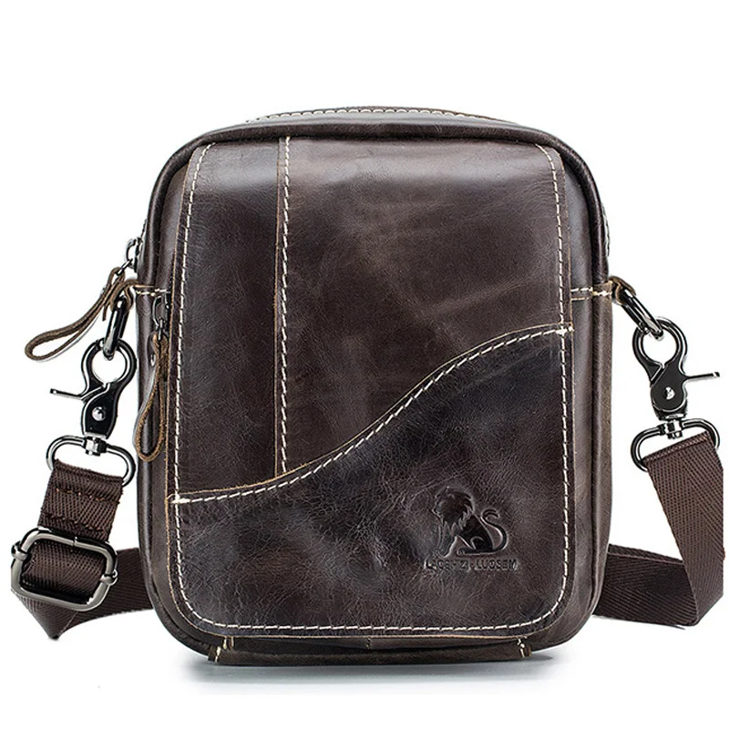 2021 Men Genuine Leather Messenger Bag Vintage Small Crossbody Bag for Men Casual Tote Bag
2021 Men Genuine Leather Messenger Bag Vintage Small Crossbody Bag for Men Casual Tote Bag
