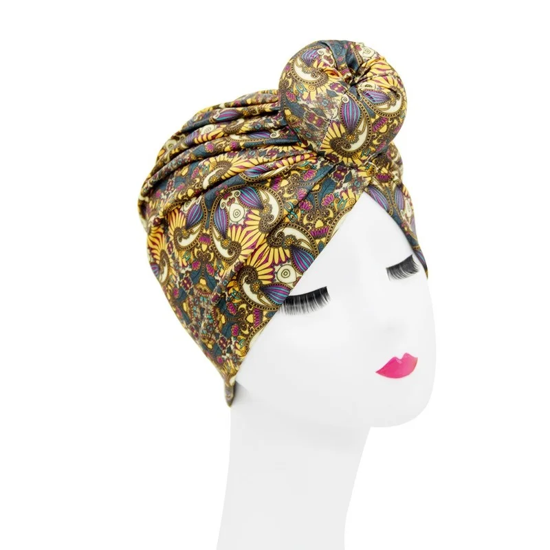 Bonnets For Women European And American Popular Ball Headband Hat Indian Wind Print Chemotherapy Cap Donut Bag Cap Knot Turban
Bonnets For Women European And American Popular Ball Headband Hat Indian Wind Print Chemotherapy Cap Donut Bag Cap Knot Turban
