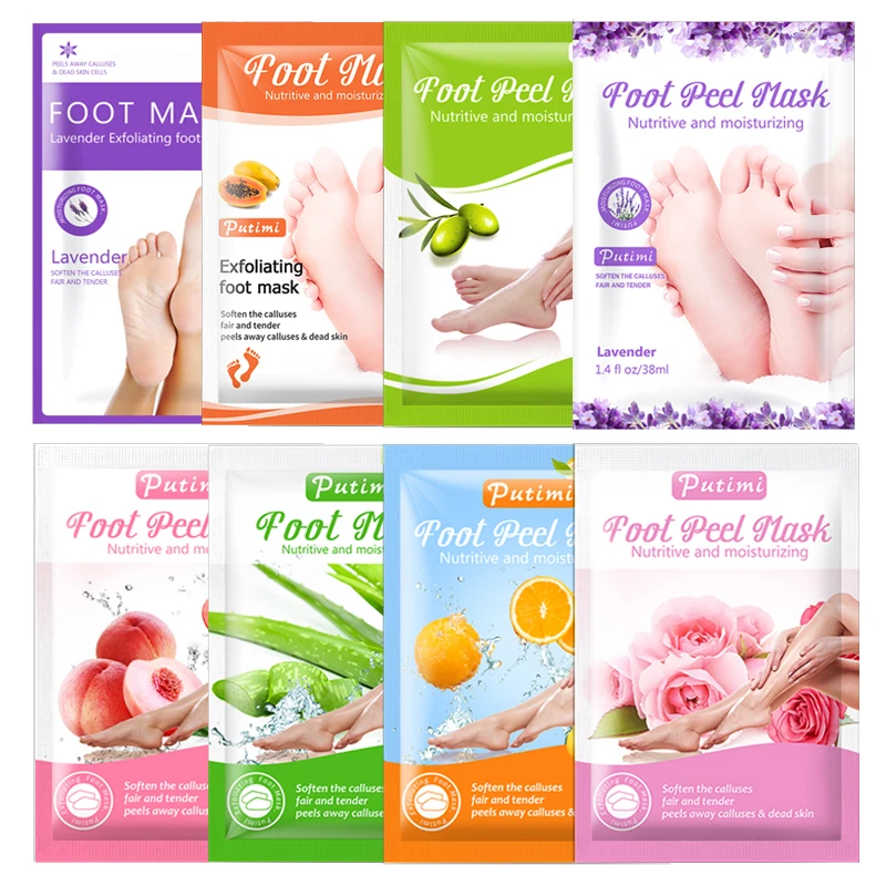 Putimi 8Pack Feet Mask Exfoliation Dead Skin Foot Mask for Legs Anti Cracked Heel Peeling Mask Spa Socks for Pedicure Foot Patch
Putimi 8Pack Feet Mask Exfoliation Dead Skin Foot Mask for Legs Anti Cracked Heel Peeling Mask Spa Socks for Pedicure Foot Patch