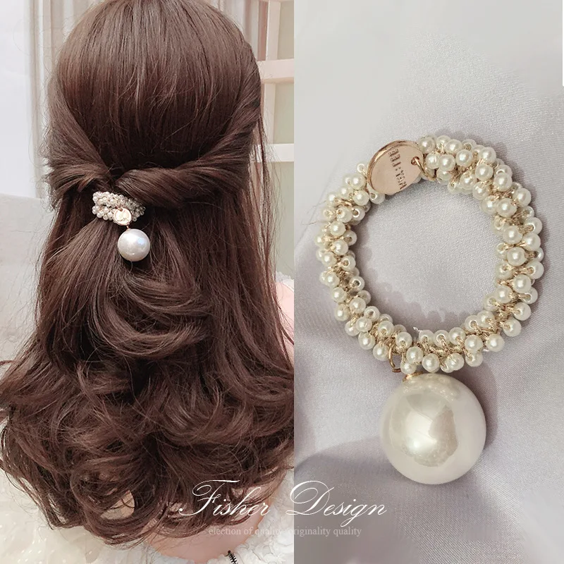 Woman Elegant Pearl Hair Ties Beads Girls Scrunchies Rubber Bands Ponytail Holders Hair Accessories Elastic Hair Band 06
Woman Elegant Pearl Hair Ties Beads Girls Scrunchies Rubber Bands Ponytail Holders Hair Accessories Elastic Hair Band 06