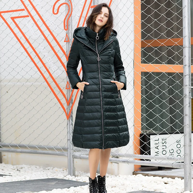 2019 European And American-Style Winter Fashion High-End Atmosphere down Jacket Women's Long over-the-Knee Thick Hooded
2019 European And American-Style Winter Fashion High-End Atmosphere down Jacket Women's Long over-the-Knee Thick Hooded
