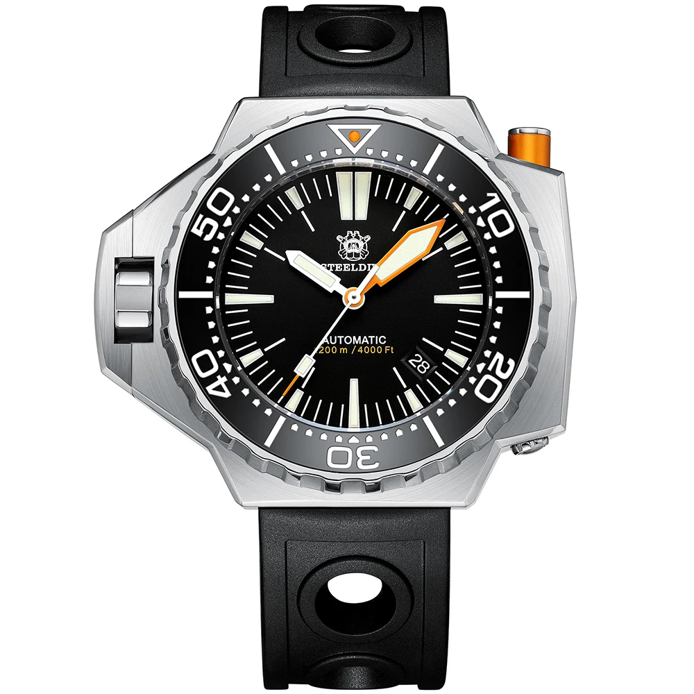 Steeldive SD1969 Dive Watch 1200M Automatic Men Sapphire Glass Ceramic Bezel Luminous NH35
Steeldive SD1969 Dive Watch 1200M Automatic Men Sapphire Glass Ceramic Bezel Luminous NH35