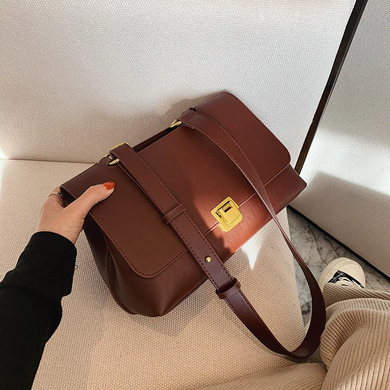 Toposhine Soft PU Leather Women Black Women Bag Retro Stone Color Ladies Baguette Handbags Fashion Design Girls Small Handbags
Toposhine Soft PU Leather Women Black Women Bag Retro Stone Color Ladies Baguette Handbags Fashion Design Girls Small Handbags