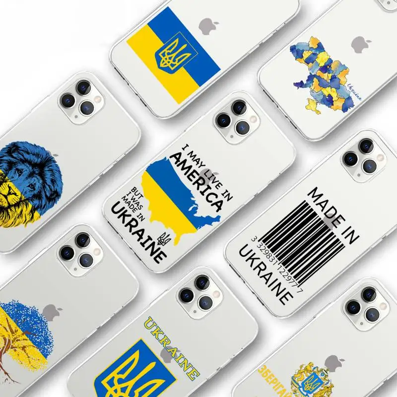 Ukraine Flag Phone Case Transparent for iPhone Samsung S 11 12 6 7 8 9 10 20 Pro X XS Max XR Plus lite Clear mobile bag
Ukraine Flag Phone Case Transparent for iPhone Samsung S 11 12 6 7 8 9 10 20 Pro X XS Max XR Plus lite Clear mobile bag