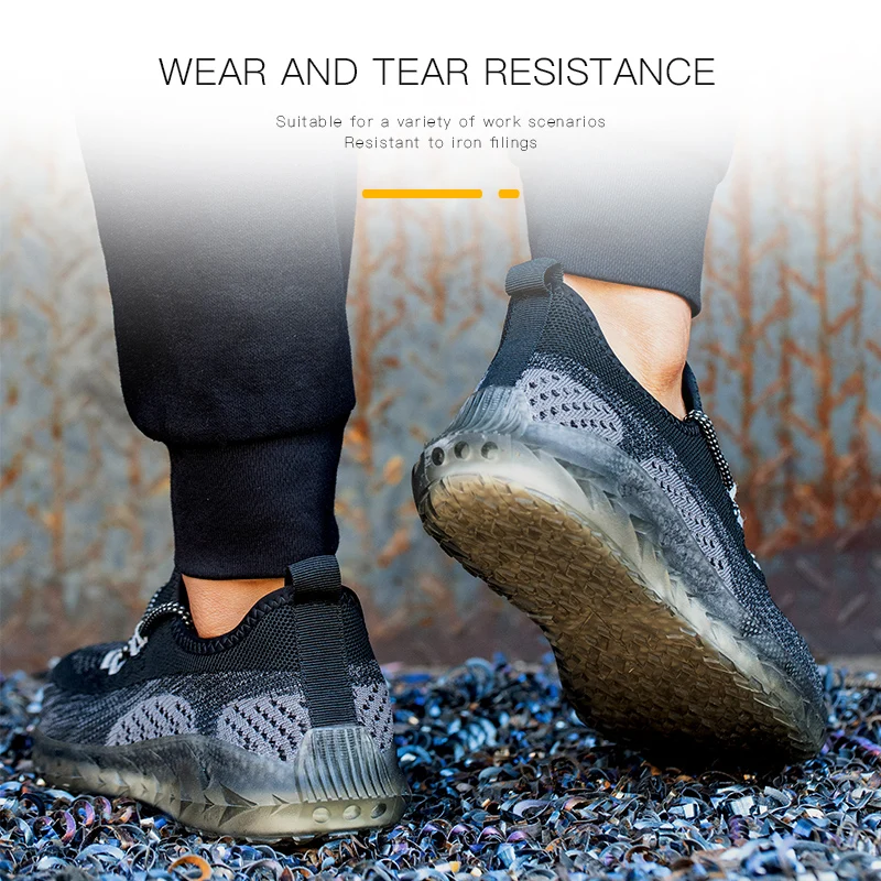 Dropshipping Indestructible Work Shoes Men And Women Steel Toe Air Safety Shoes Puncture-Proof Work Sneakers Lightweight Shoes
Dropshipping Indestructible Work Shoes Men And Women Steel Toe Air Safety Shoes Puncture-Proof Work Sneakers Lightweight Shoes