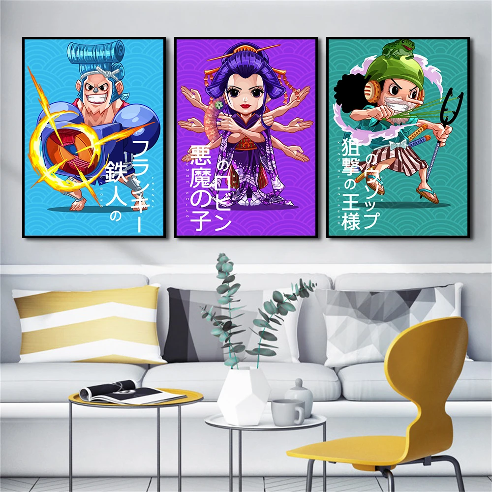 One Piece Poster Cartoon Anime Cuadro Prints on Canvas Painting Wall Art Picture Home Decor for Kids Room Japanese Manga Picture
One Piece Poster Cartoon Anime Cuadro Prints on Canvas Painting Wall Art Picture Home Decor for Kids Room Japanese Manga Picture