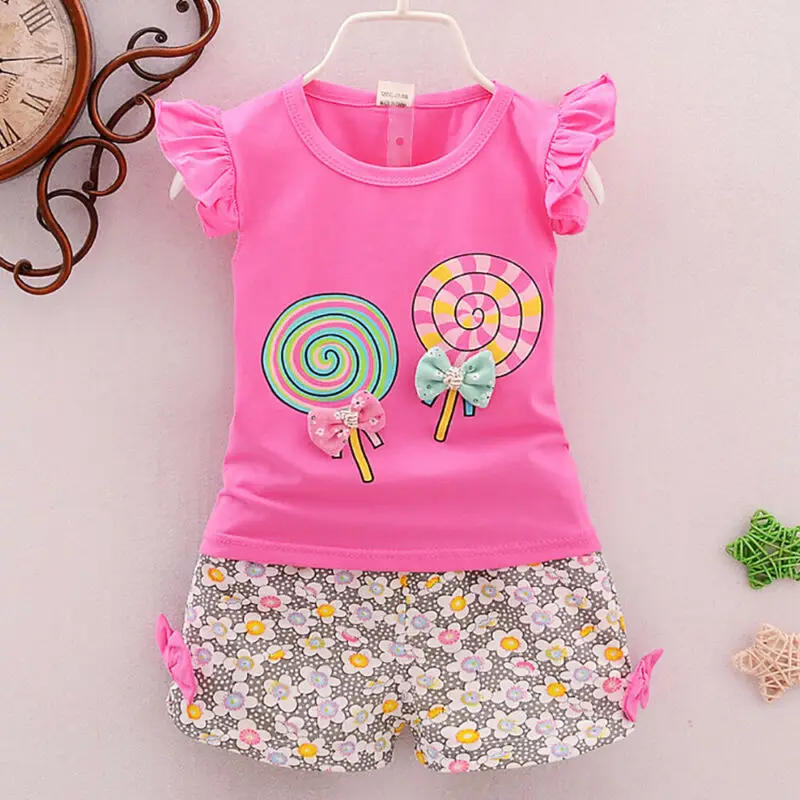 2 Sets of Children's Lovely Floral Printed Kids Wear T-Shirt Top + Shorts Suit
2 Sets of Children's Lovely Floral Printed Kids Wear T-Shirt Top + Shorts Suit
