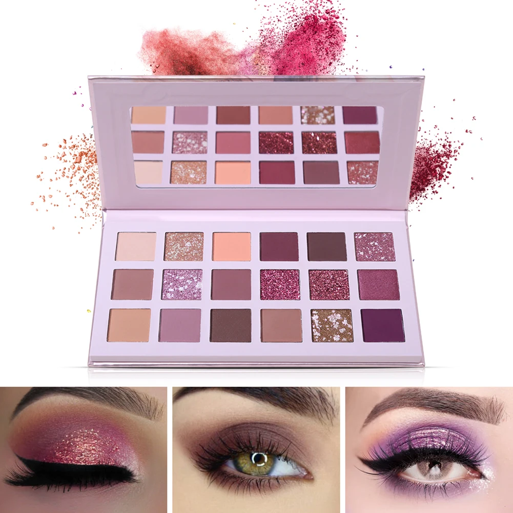 New 18 Colors Nude Glitter Eyeshadow Matte Shimmer Palette Long Lasting Waterproof Mineral Powder Eye Shadow Makeup Cosmetic Kit
New 18 Colors Nude Glitter Eyeshadow Matte Shimmer Palette Long Lasting Waterproof Mineral Powder Eye Shadow Makeup Cosmetic Kit