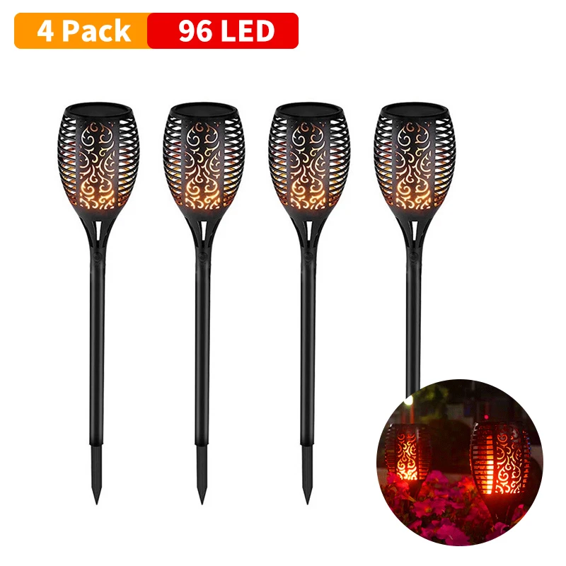 2/4/6/8 PCS Solar Flame Light 12/51/96 LED Outdoor Garden Courtyard Waterproof Lawn Decoration Landscape Light Solar Power Lamp
2/4/6/8 PCS Solar Flame Light 12/51/96 LED Outdoor Garden Courtyard Waterproof Lawn Decoration Landscape Light Solar Power Lamp