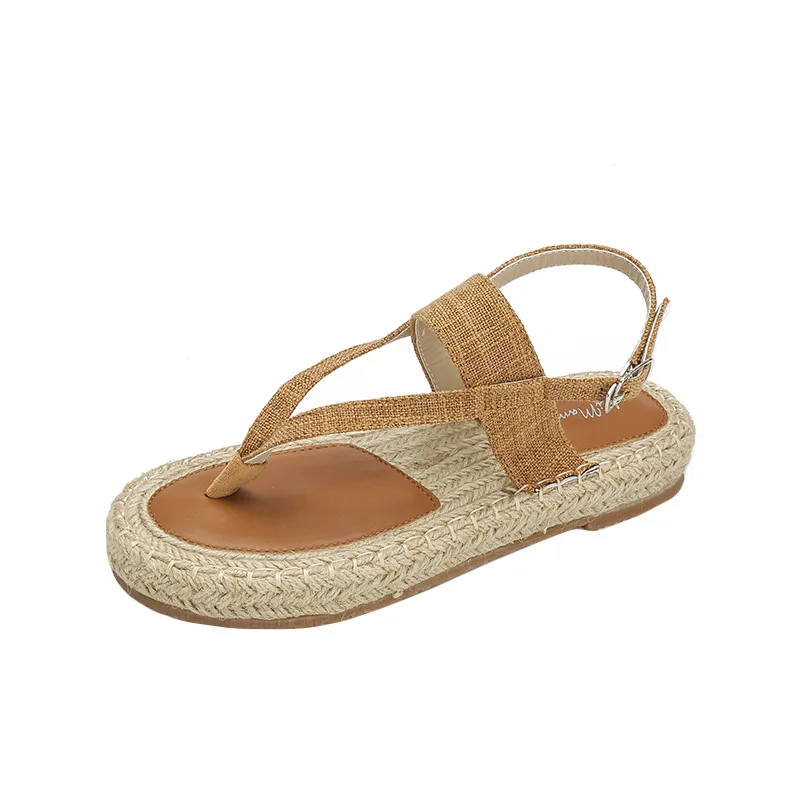 Flip Flops Platform Handmade Sandal Flat Summer Shoes Woman Suit Female Beige Muffins shoe Corrective Rope Without Low Fashion B
Flip Flops Platform Handmade Sandal Flat Summer Shoes Woman Suit Female Beige Muffins shoe Corrective Rope Without Low Fashion B