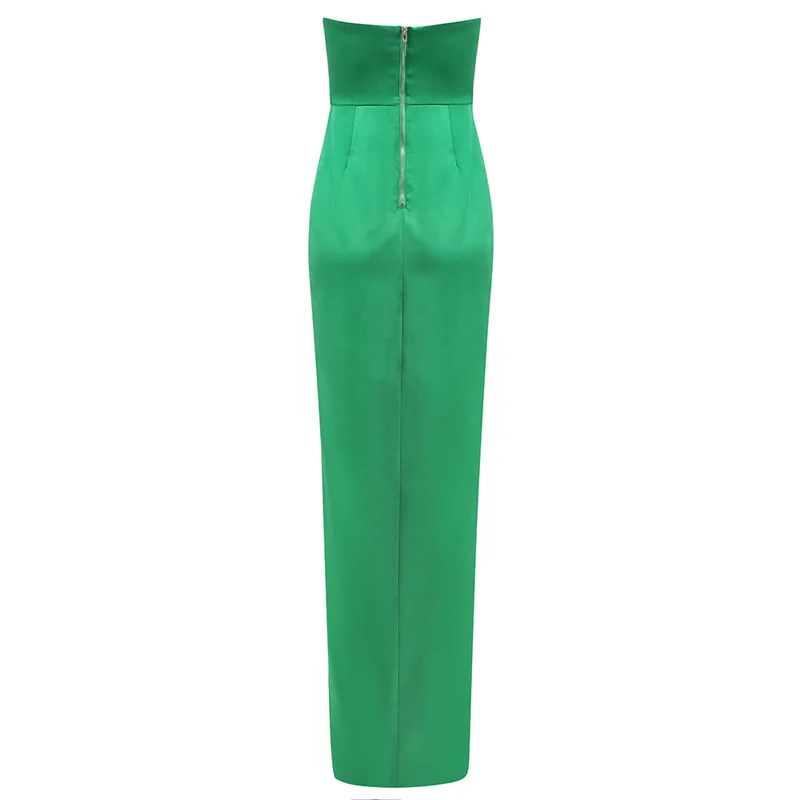 UKCNSEP New 2021 Summer Sexy Strapless Backless Split Green Long Dress Draped Cross Bodycon Evening Party Maxi Runway Dress
UKCNSEP New 2021 Summer Sexy Strapless Backless Split Green Long Dress Draped Cross Bodycon Evening Party Maxi Runway Dress