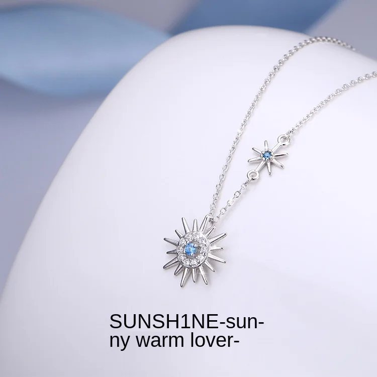 FUN-BEAUTY New Trend Sun Flower Necklace S925 Sterling Silver Necklace Fashion Luxury Rose Gold Clavicle Necklace
FUN-BEAUTY New Trend Sun Flower Necklace S925 Sterling Silver Necklace Fashion Luxury Rose Gold Clavicle Necklace