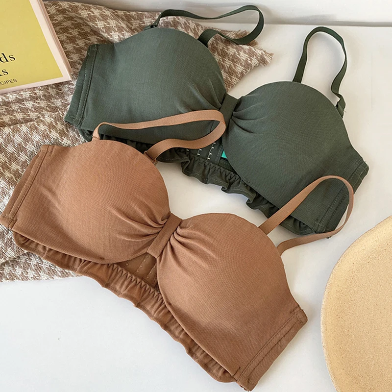 Wasteheart Winter For Women Strapless Sexy Lingerie Set Wireless Cotton Panties Underwear Invisible Bra Sets A B Lingerie
Wasteheart Winter For Women Strapless Sexy Lingerie Set Wireless Cotton Panties Underwear Invisible Bra Sets A B Lingerie