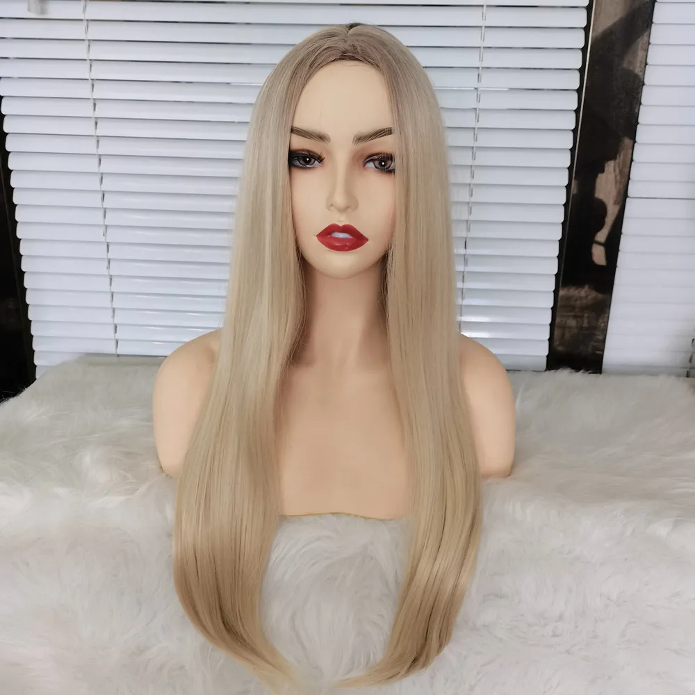 Long Silky Straight Synthetic Wig Full Machine Wigs for Women Heat Resistant Fiber Glueless Hair Natural Ombre Wig Daily Wear
Long Silky Straight Synthetic Wig Full Machine Wigs for Women Heat Resistant Fiber Glueless Hair Natural Ombre Wig Daily Wear