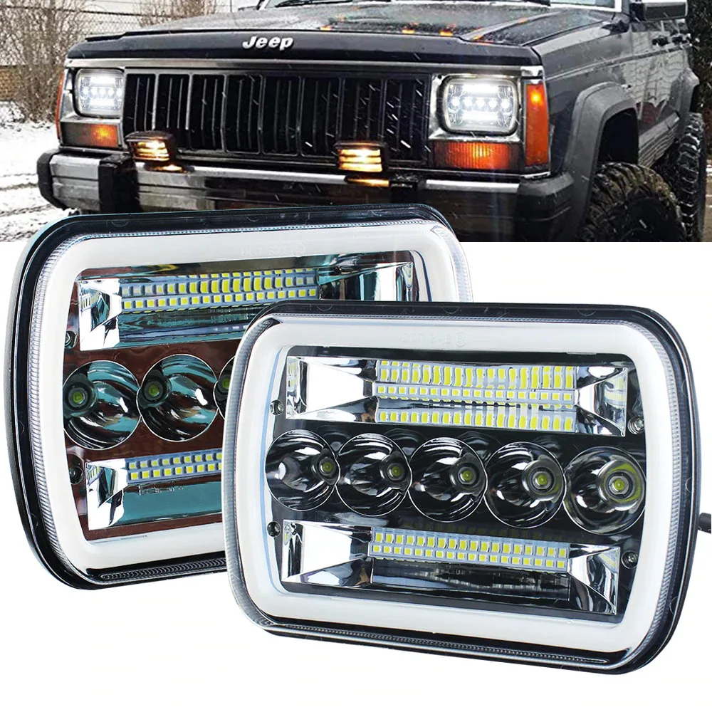 YOUSTAR 7x 6 светодиодные гало фары 5x7 фары сигнал поворота белый ДХО морской Светодиодный луч для Wrangler YJ Cherokee XJ
YOUSTAR 7x 6 светодиодные гало фары 5x7 фары сигнал поворота белый ДХО морской Светодиодный луч для Wrangler YJ Cherokee XJ