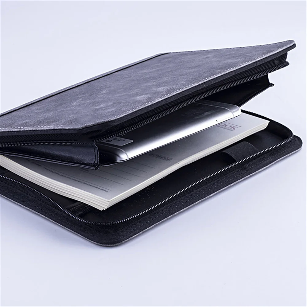1pc Solid Color Faux Leather A5 Notebook with Calculator Zipper Binder Briefcase File Executive Folder Spiral Travel Notebook
1pc Solid Color Faux Leather A5 Notebook with Calculator Zipper Binder Briefcase File Executive Folder Spiral Travel Notebook