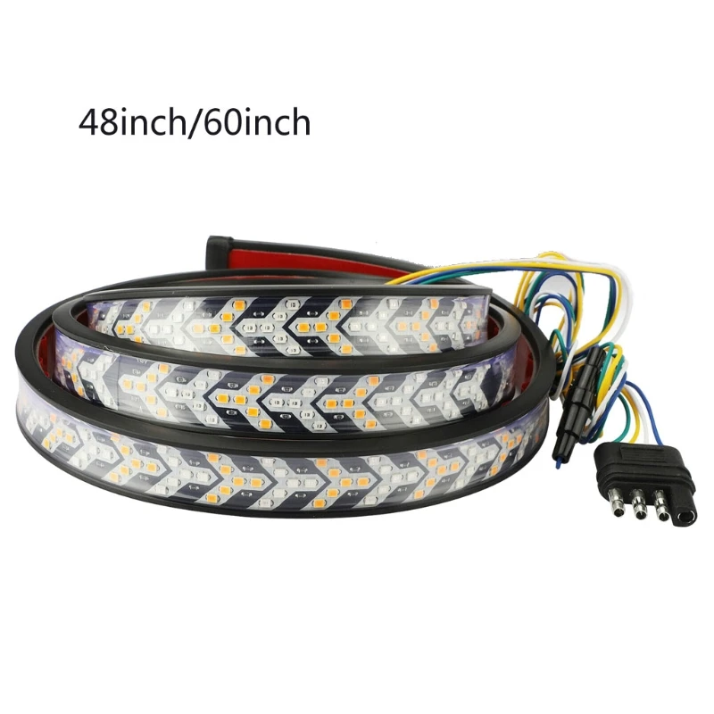 60" 528-LED Truck Tailgate Led Strip Light Bar With Reverse Brake Turn Signal Brake Tail Reverse Light Bar Truck Tailgate Strip
60" 528-LED Truck Tailgate Led Strip Light Bar With Reverse Brake Turn Signal Brake Tail Reverse Light Bar Truck Tailgate Strip