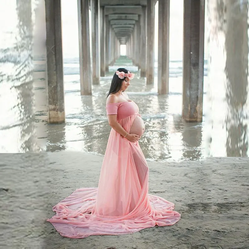 

Реквизит для фотосъемки при беременности платье для фотосъемки платья для беременных с открытыми плечами