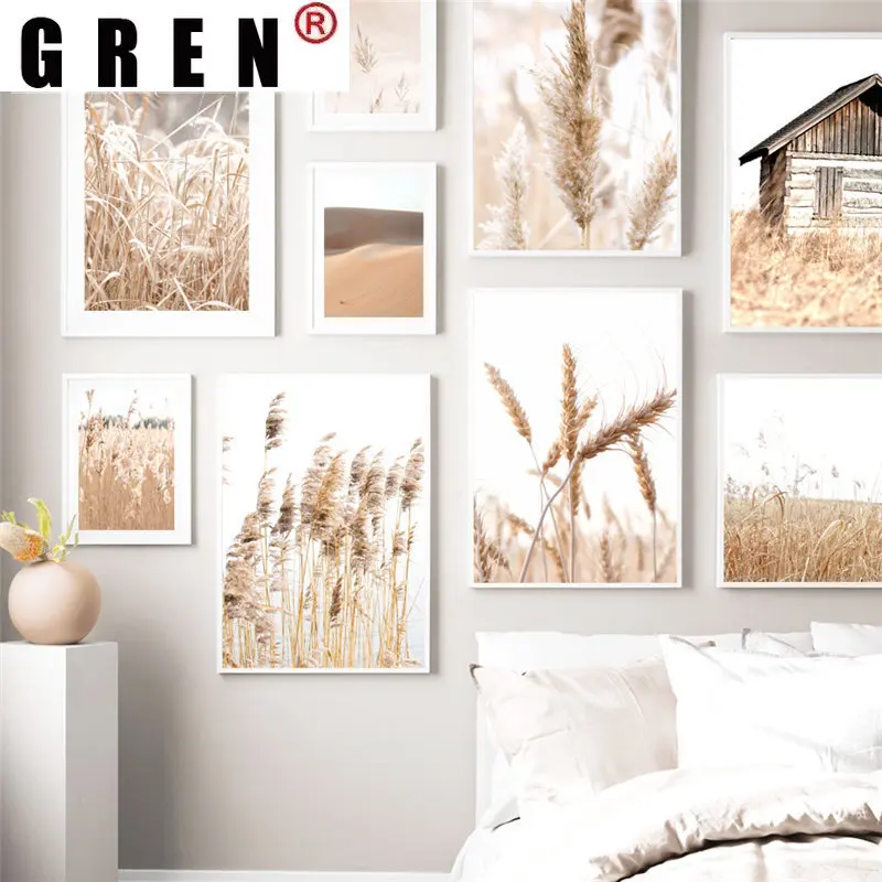 GREN Mature Crops Nature Landscape Picture Wall Art Canvas Painting Minimalist Modern Nordic Posters and Prints Home Decor
GREN Mature Crops Nature Landscape Picture Wall Art Canvas Painting Minimalist Modern Nordic Posters and Prints Home Decor