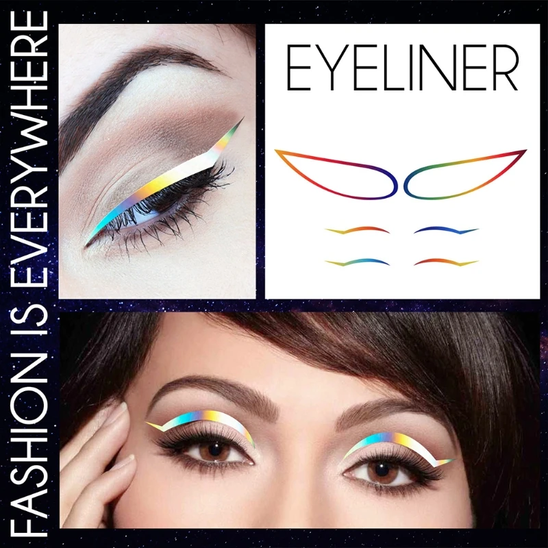 652F Female Eyeliner Stickers Makeup Eyelid Tape Colorful Self Adhesive Eye Line Strip Sticker for Party Club Decorations
652F Female Eyeliner Stickers Makeup Eyelid Tape Colorful Self Adhesive Eye Line Strip Sticker for Party Club Decorations