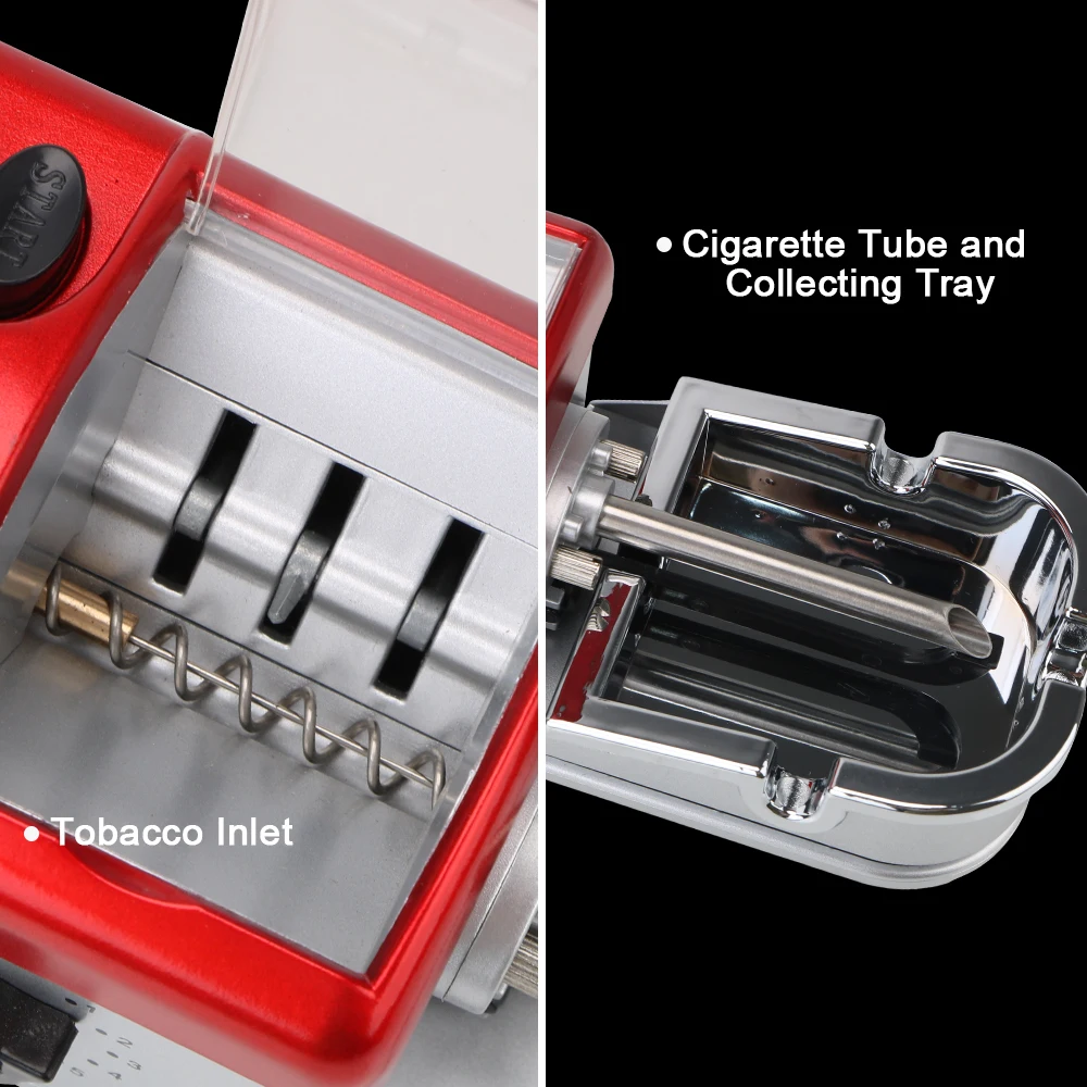 Electric Automatic Tobacco Roller Injector Maker Weed Rolling Cigarette Wrapping Machine Smoking Accessories EU Plug
Electric Automatic Tobacco Roller Injector Maker Weed Rolling Cigarette Wrapping Machine Smoking Accessories EU Plug