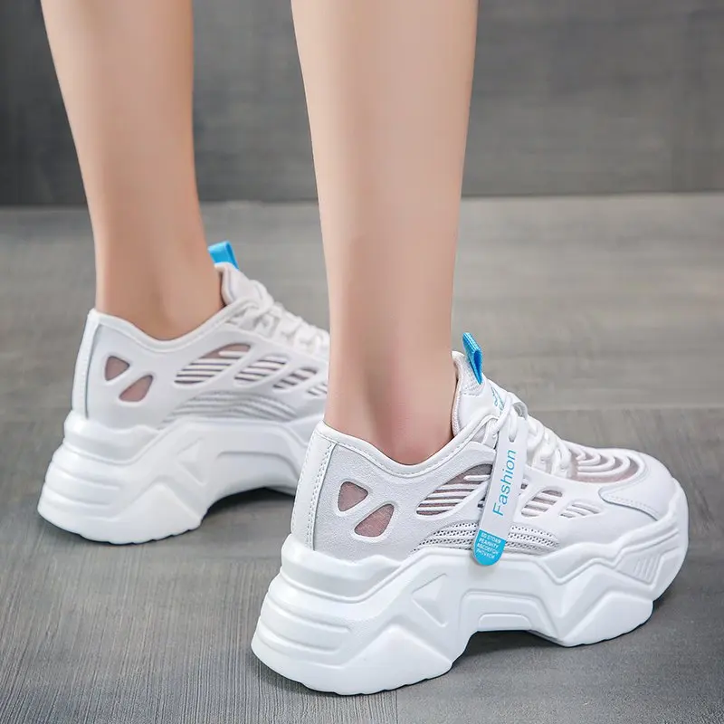 Chunky Sneakers Women Platform Shoes 2021 Fashion Breathable Thick Bottom Casual Sneakers Women Vulcanized Shoes Chaussure Femme
Chunky Sneakers Women Platform Shoes 2021 Fashion Breathable Thick Bottom Casual Sneakers Women Vulcanized Shoes Chaussure Femme