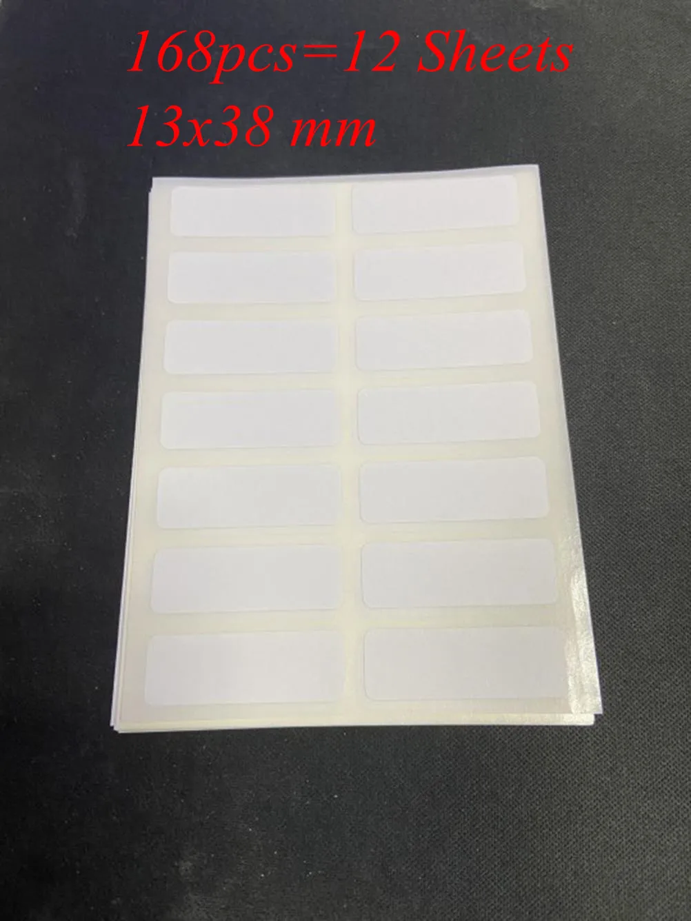 12 Sheets=168pcs 13x38mm Paper Self Adhesive Sticky White Label Name Stickers Blank Note Label Bar DIY Stationery Sticker
12 Sheets=168pcs 13x38mm Paper Self Adhesive Sticky White Label Name Stickers Blank Note Label Bar DIY Stationery Sticker