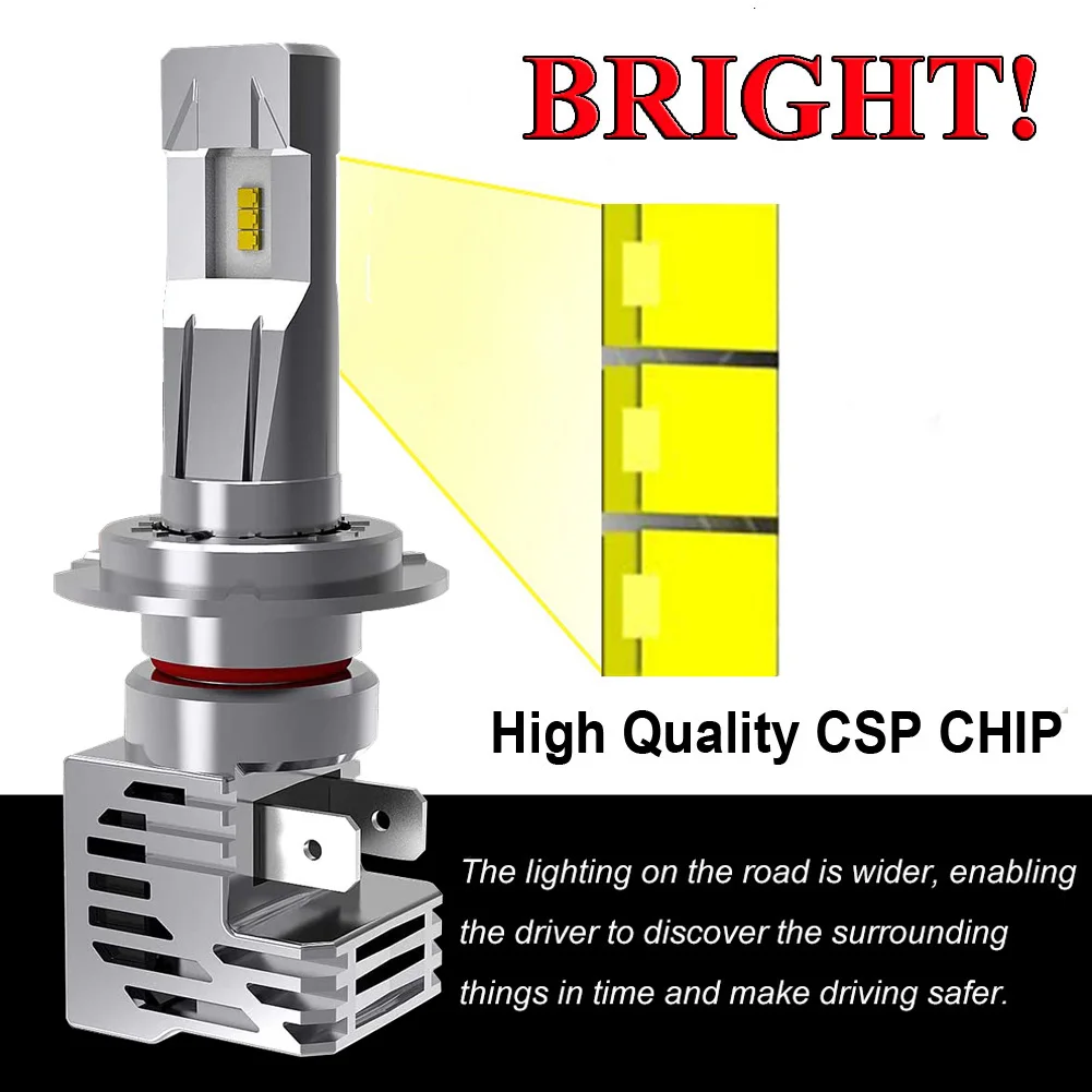 2PCS 12V Advanced CSP LED Chip car headlights Car Led Headlight H7 Led Lamp High Or Low Beam CSP Led CHIP Turbo 6000K Mini Size
2PCS 12V Advanced CSP LED Chip car headlights Car Led Headlight H7 Led Lamp High Or Low Beam CSP Led CHIP Turbo 6000K Mini Size