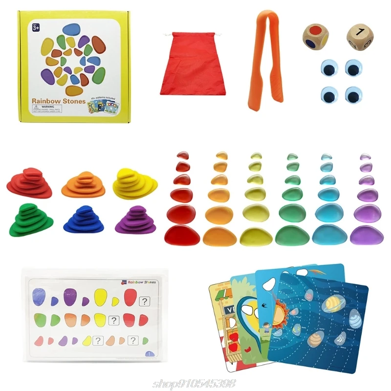 Montessori Rainbow Transparent Pebbles Educational Toys Plastic Transparent Rainbow Pebbles Stacking Educational M17 21 Dropship 
Montessori Rainbow Transparent Pebbles Educational Toys Plastic Transparent Rainbow Pebbles Stacking Educational M17 21 Dropship