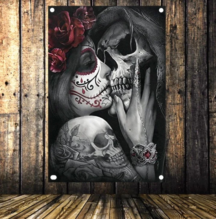 Skull Skeleton Couple Psychedelic Tapestry Wall Hanging Room Decor Tapestries Carpet Home Decoration Accessories
Skull Skeleton Couple Psychedelic Tapestry Wall Hanging Room Decor Tapestries Carpet Home Decoration Accessories