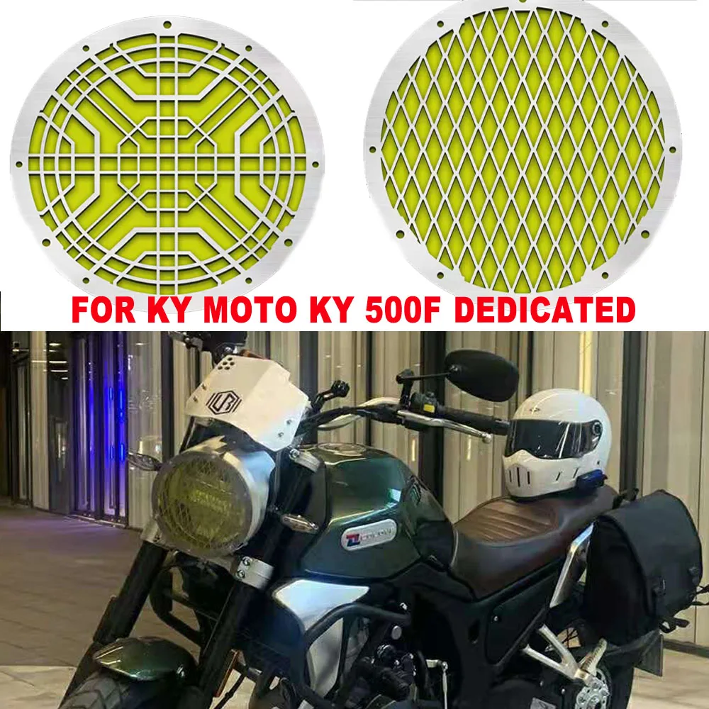 NEW Motorcycle KY 500F Dedicated Headlight Cover Lampshade Protection Cover Grille Cover For KYMOTO KY 500F 500 F 
NEW Motorcycle KY 500F Dedicated Headlight Cover Lampshade Protection Cover Grille Cover For KYMOTO KY 500F 500 F