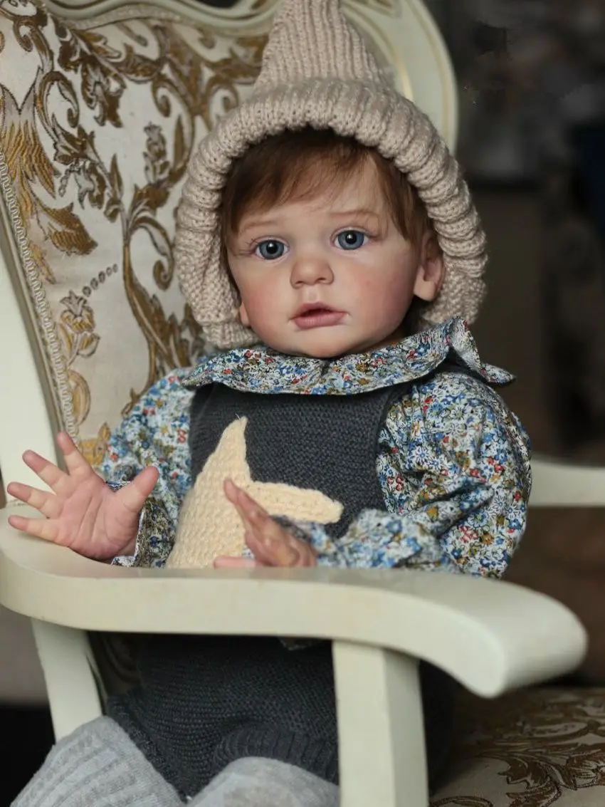 60 см реального прикосновения Reborn Одежда для малышей девочек готовая кукла ткань