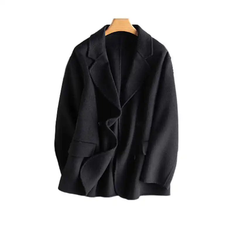 Autumn/winter 2020 new double-sided cashmere coat women's lad suit fur coat short Streetwear Turn-down Collar
Autumn/winter 2020 new double-sided cashmere coat women's lad suit fur coat short Streetwear Turn-down Collar
