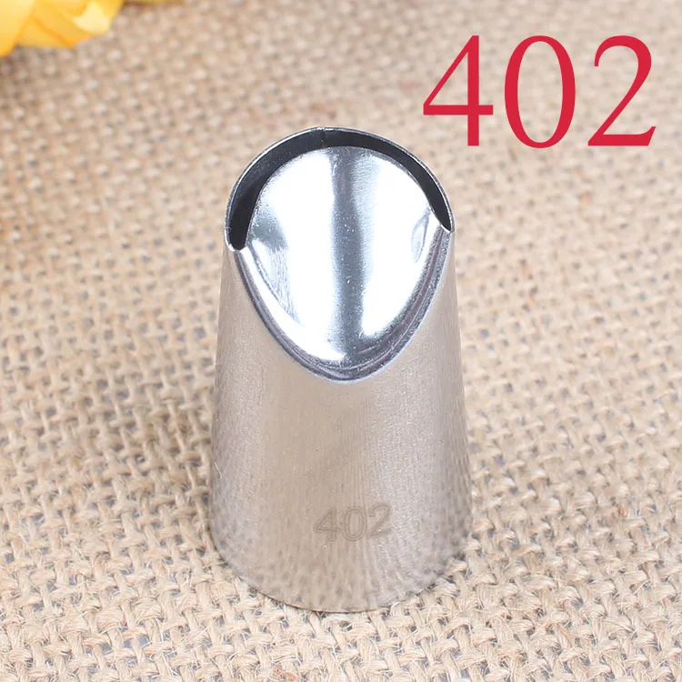 402# Tulip Dali Cream Decorating Mouth Stainless Steel Welding Polishing Baking Cake DIY Tool Medium 
402# Tulip Dali Cream Decorating Mouth Stainless Steel Welding Polishing Baking Cake DIY Tool Medium