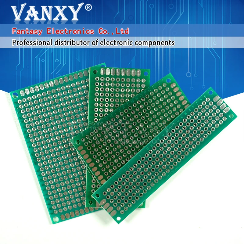 4 шт. 5x7 4x6 3x7 2x8 см 5*7 4*6 3*7 2*8 двусторонний медный Прототип pcb универсальная плата для