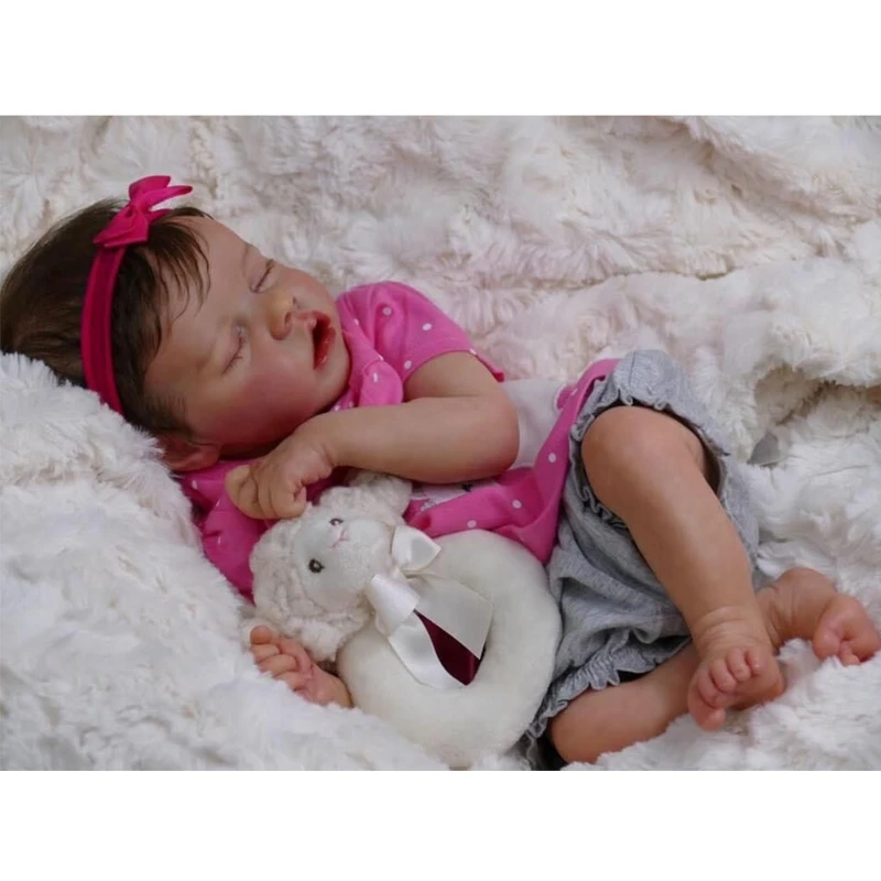 18in Realistic Doll Closed Eyes Sleeping Girl Soft Vinyl Silicone Baby Cute Newborn Boy Toy Gift for Children Kids
18in Realistic Doll Closed Eyes Sleeping Girl Soft Vinyl Silicone Baby Cute Newborn Boy Toy Gift for Children Kids