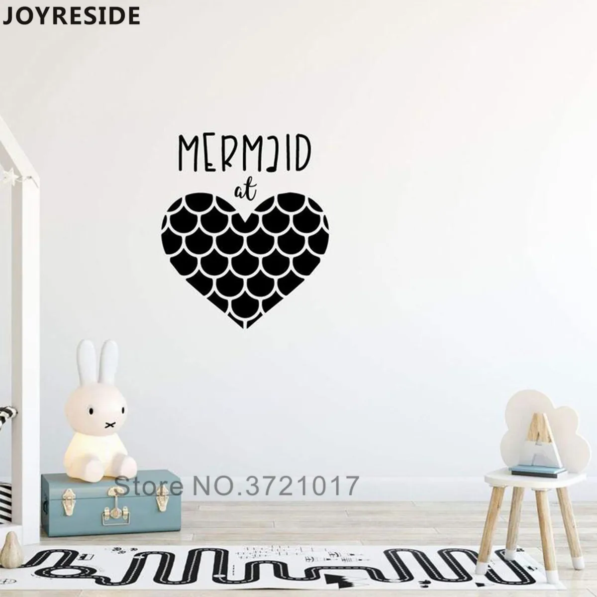 JOYRESIDE Mermaid Hearts Wall Decals Sticker Home Design Wall Sticker Kids Bedroom Wall Decor Baby Girl Gift Mermaid Heart WM391
JOYRESIDE Mermaid Hearts Wall Decals Sticker Home Design Wall Sticker Kids Bedroom Wall Decor Baby Girl Gift Mermaid Heart WM391