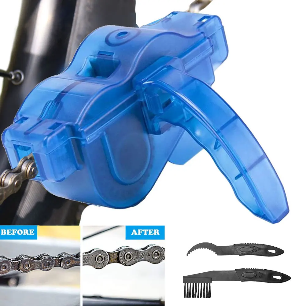 3PCS Portable Bicycle Chain Cleaner Bike Clean Machine Brushes Scrubber Wash Tool Mountain Cycling Cleaning Outdoor Accessories
3PCS Portable Bicycle Chain Cleaner Bike Clean Machine Brushes Scrubber Wash Tool Mountain Cycling Cleaning Outdoor Accessories