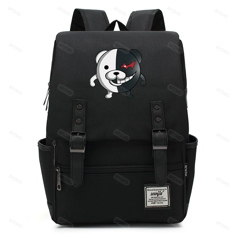 Anime Danganronpa Backpack USB School Bag Bear Pattern Student Teenagers School Book travel Laptop Mochilas Port monokuma
Anime Danganronpa Backpack USB School Bag Bear Pattern Student Teenagers School Book travel Laptop Mochilas Port monokuma